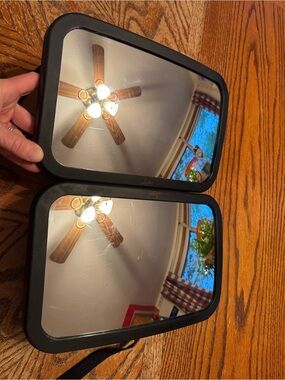 Set of Two Lusso Baby Safety Mirrors for Vehicle